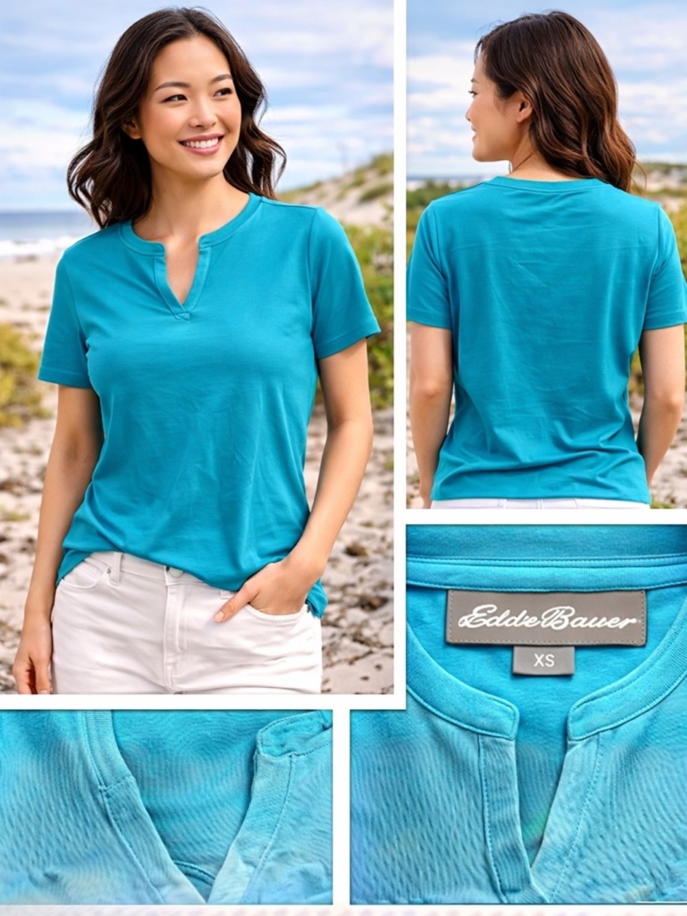 Eddie Bauer Teal Women's Top XS